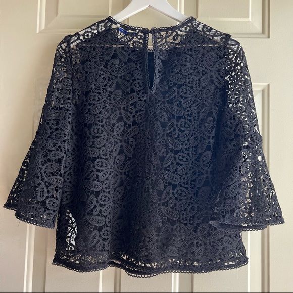 Rebecca Minkoff Black Lace Jade Top L NWT - Picture 5 of 14